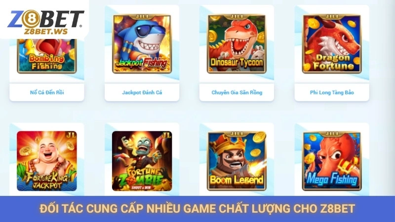 Giới thiệu sảnh bắn cá JILI tại Z8bet