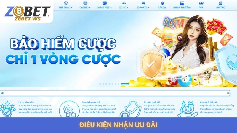 Khuyến Mãi Z8bet 2 Điều kiện nhận ưu đãi