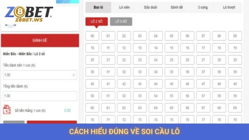 Cách hiểu đúng về soi cầu lô